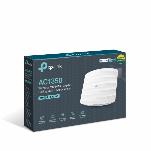 Access Point TP-Link  Eap225 AC1350 Wireless MU-MIMO Gigabit Ceiling Mount