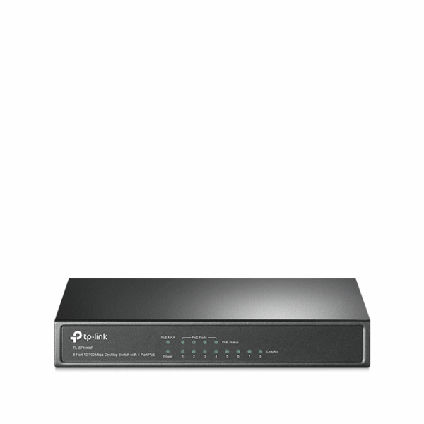 Switch TP-Link TL-SF1008P 8-Port 10/100Mbps Desktop Switch with 4-Port PoE+