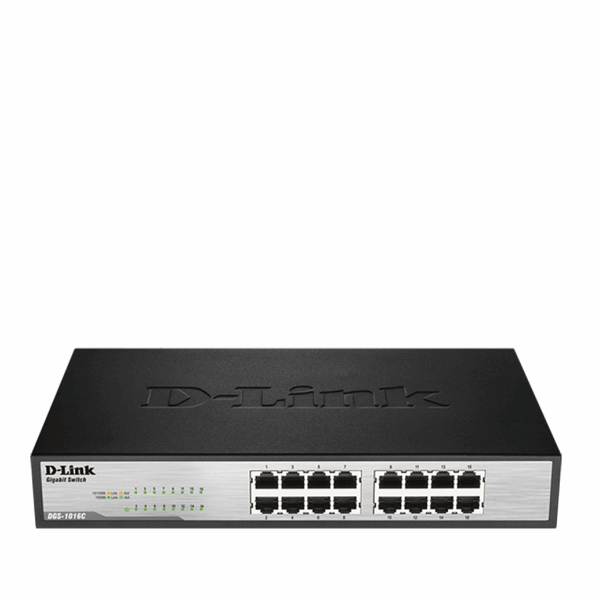 Switch D-Link DGS-1016C 16-Port Gigabit Unmanaged Switch